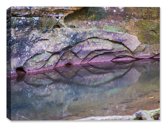 Purple Rock Reflections - Canvas Art Plus