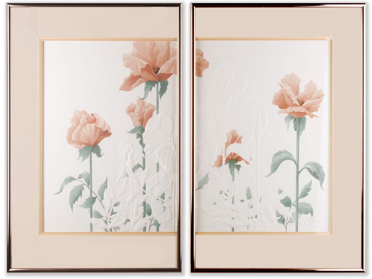 Splendiferous Array - by Esther Grimm (set of 2) - Framed Art