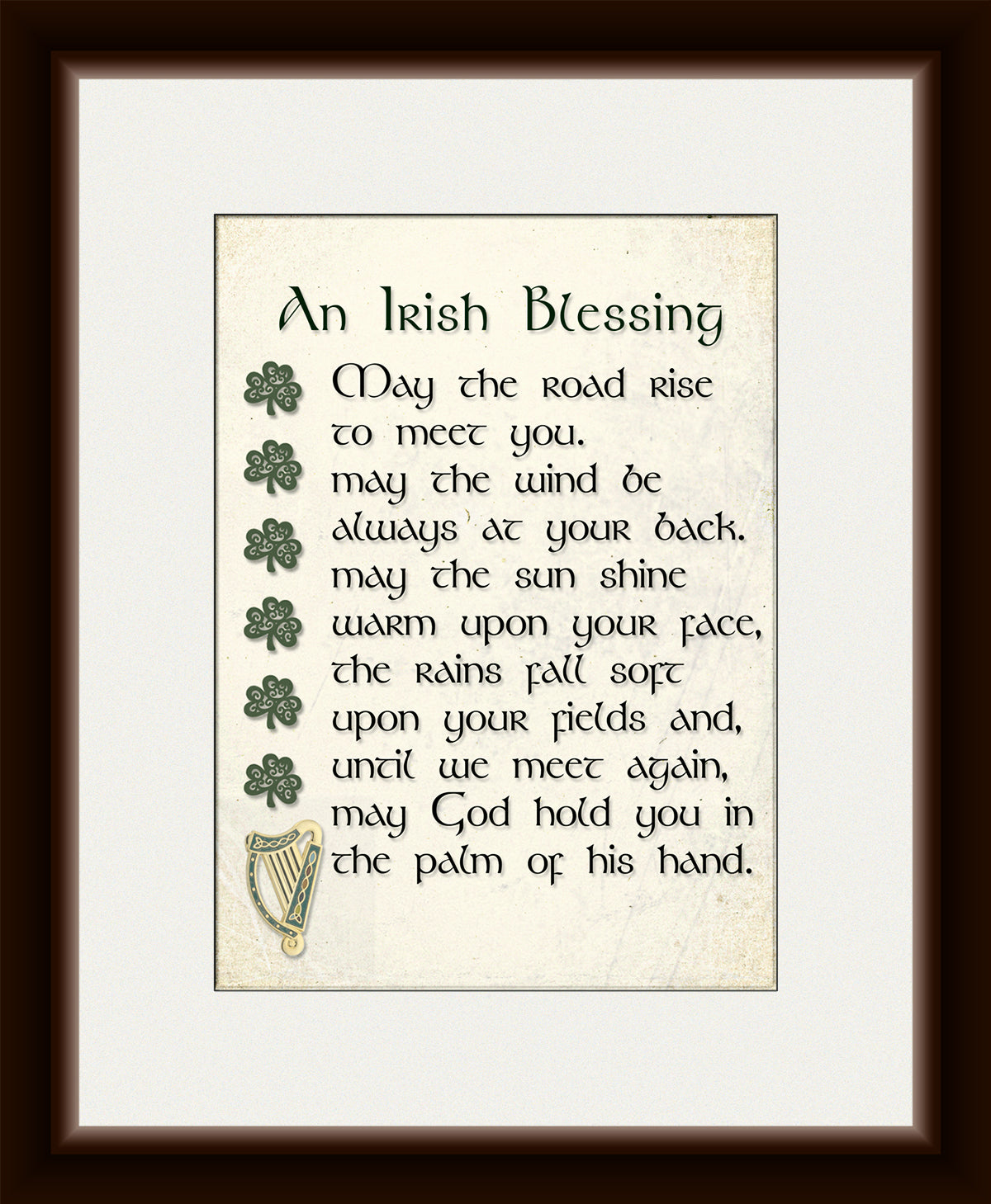 Framed Irish Blessing