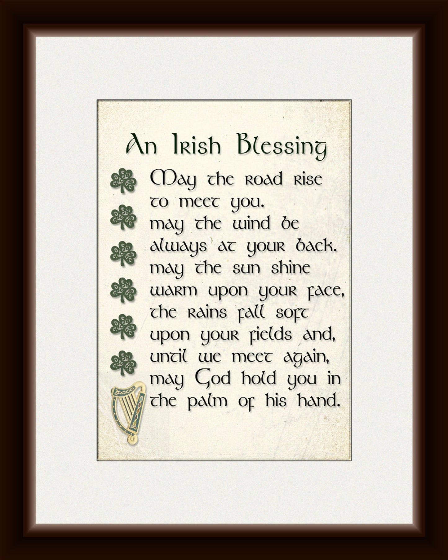 Framed Irish Blessing