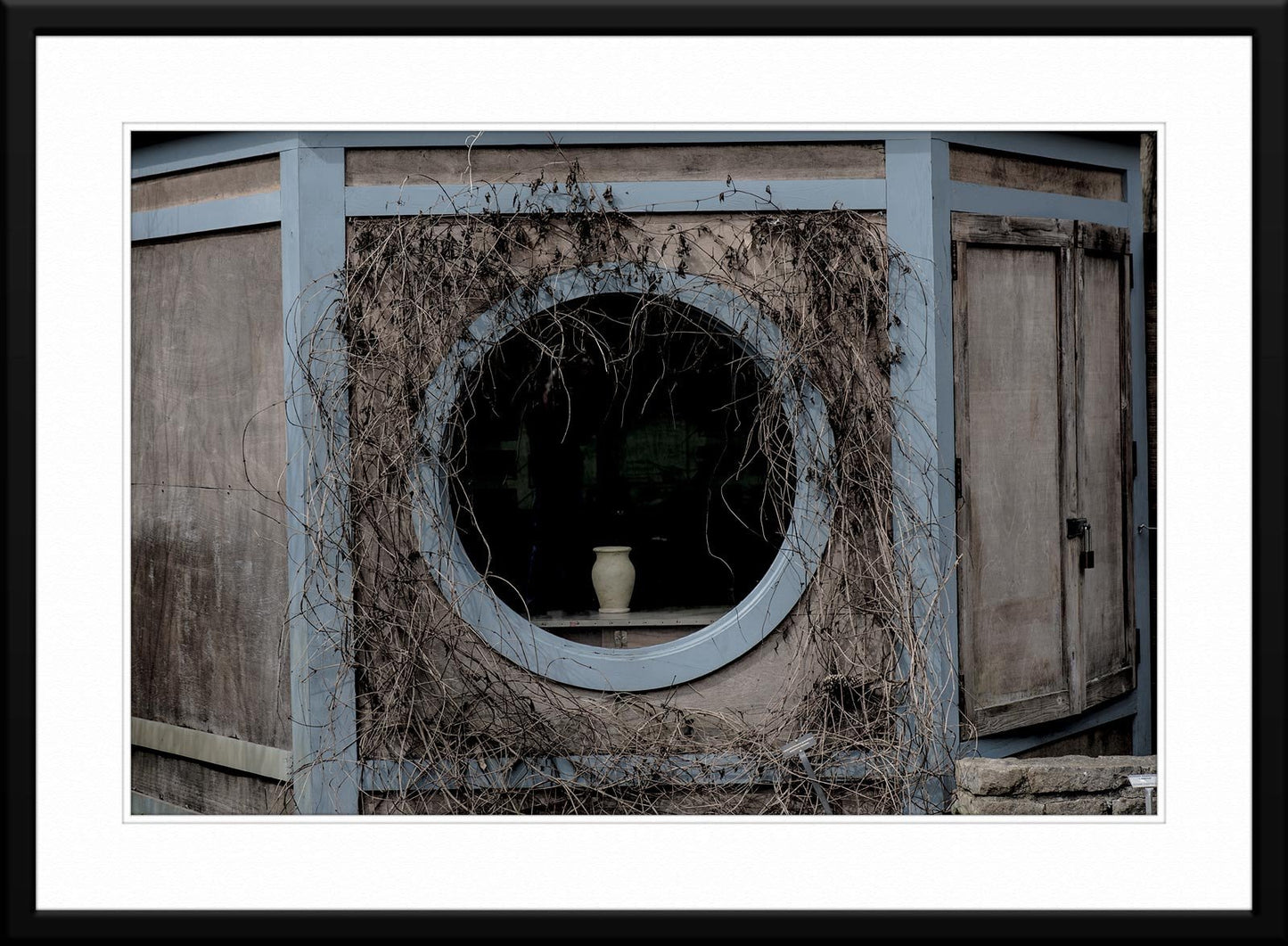 A captivating photograph of the enchanting Potters Shed