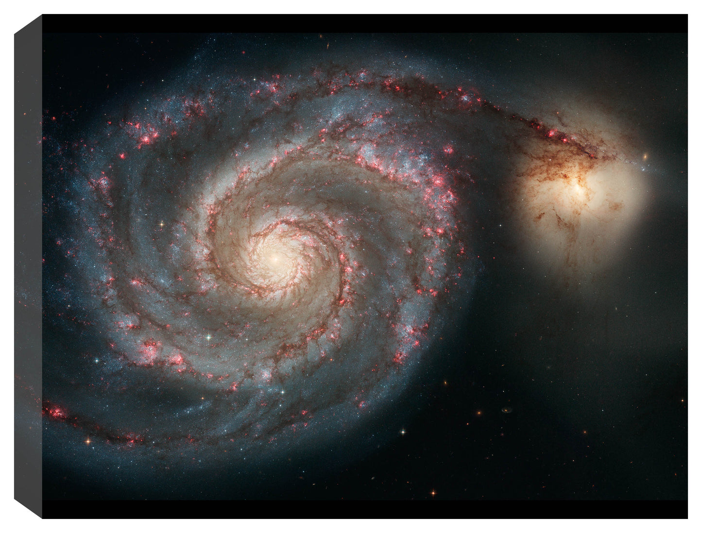 Photograph of The Whirlpool Galaxy (M51)