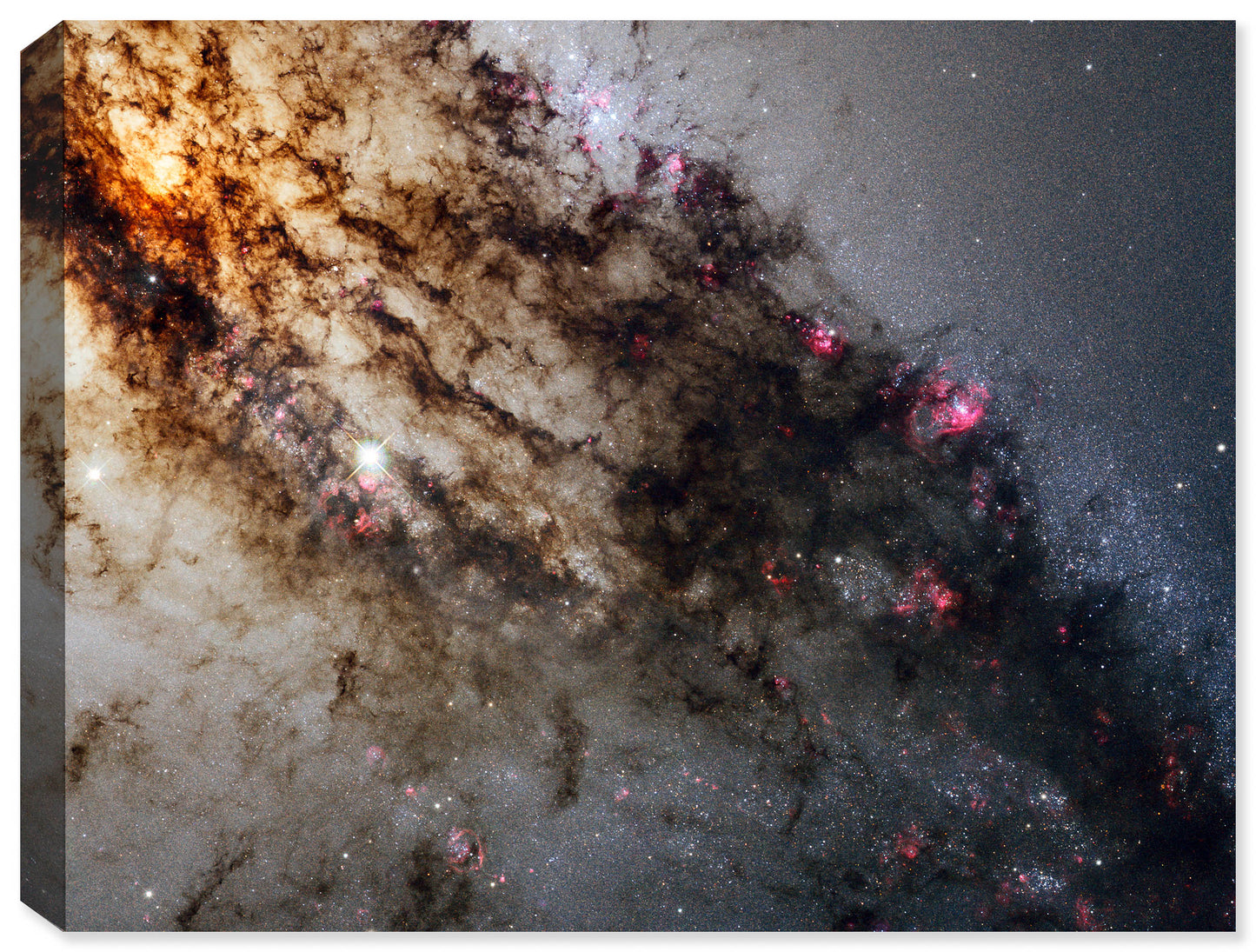 Outer Space Photography of CentaurusA_NGC5128 - Printed on Canvas
