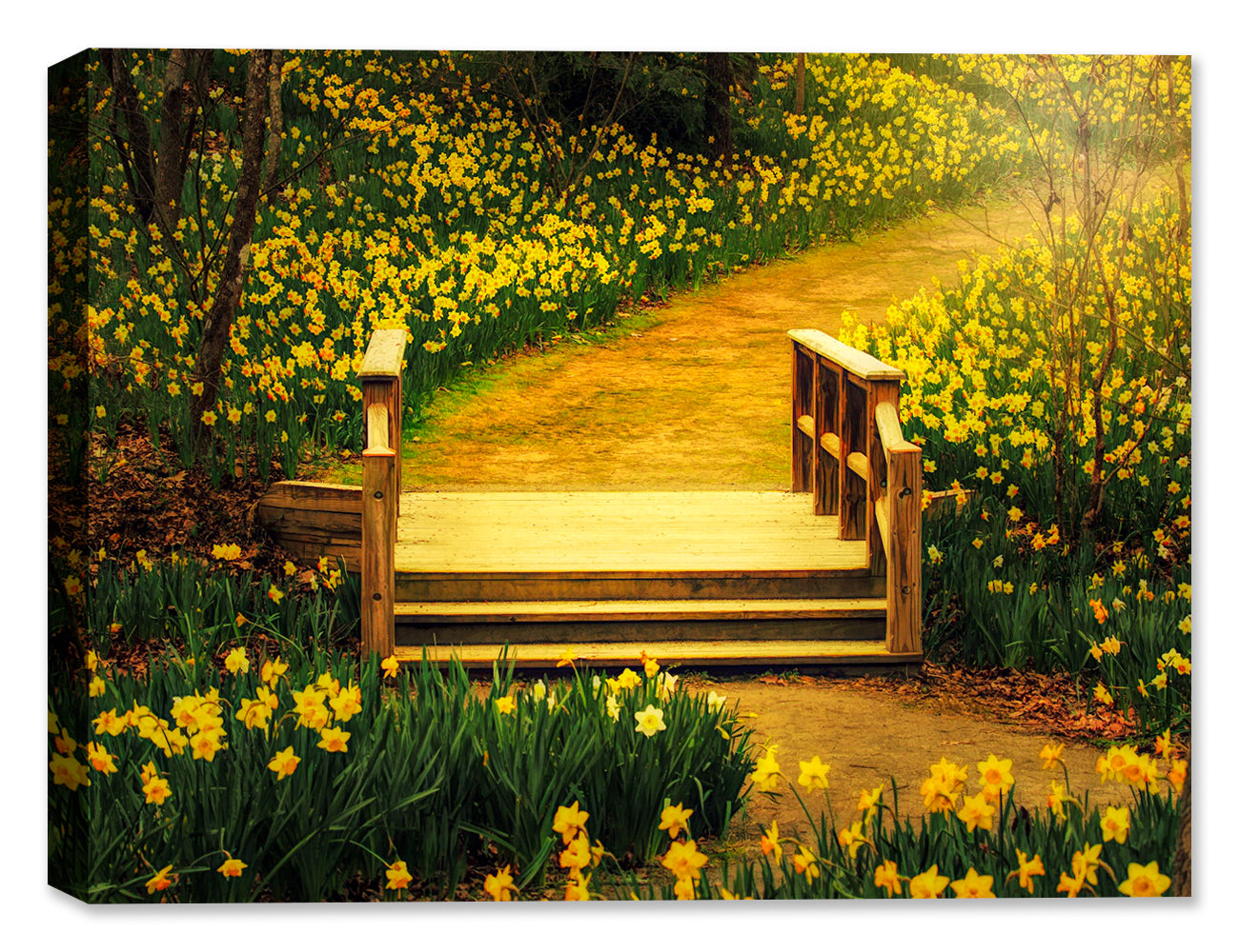 Gibb's Garden Painting printed on Waterproof Canvas