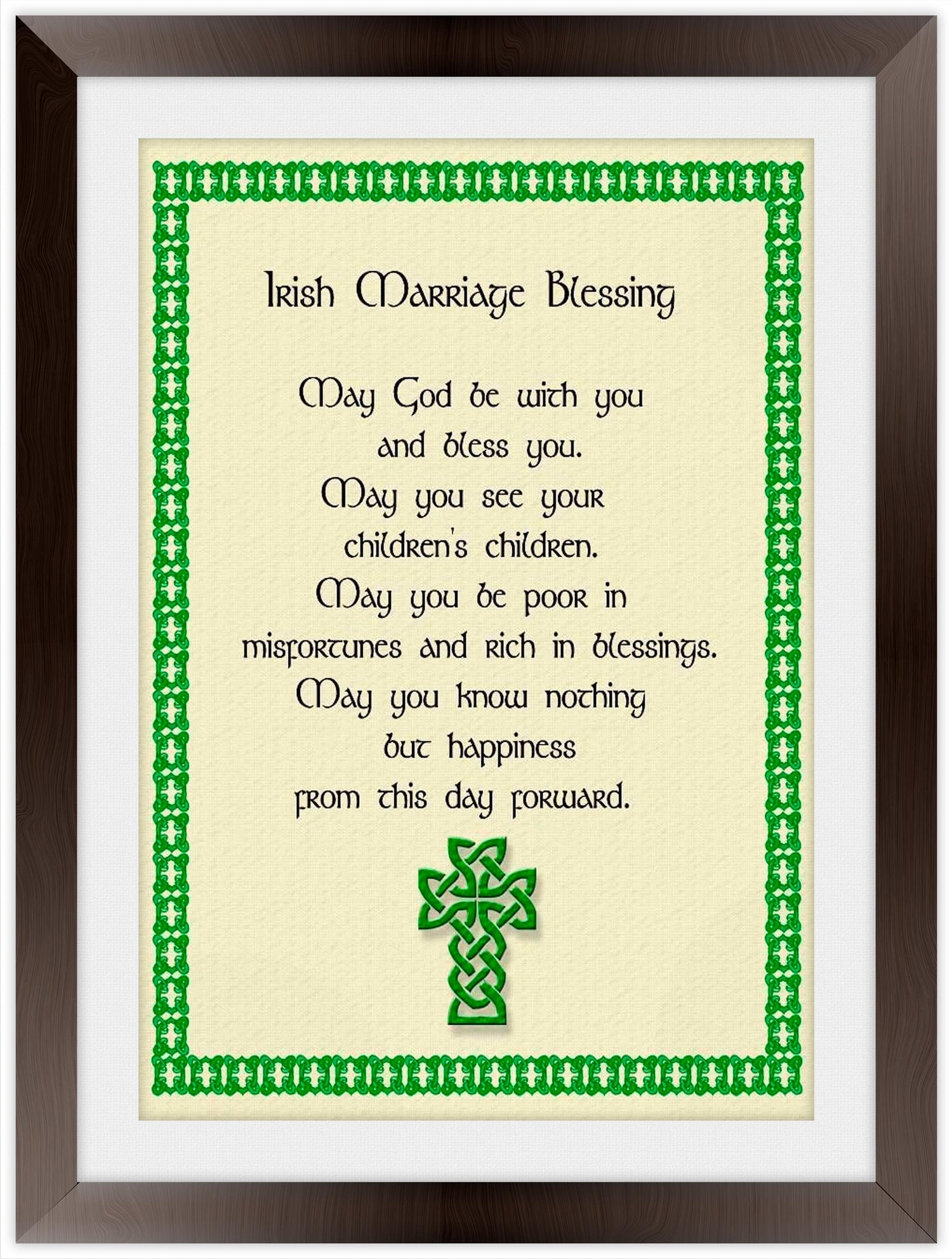 Irish Blessings - Framed and Canvas Wrapped Irish Art