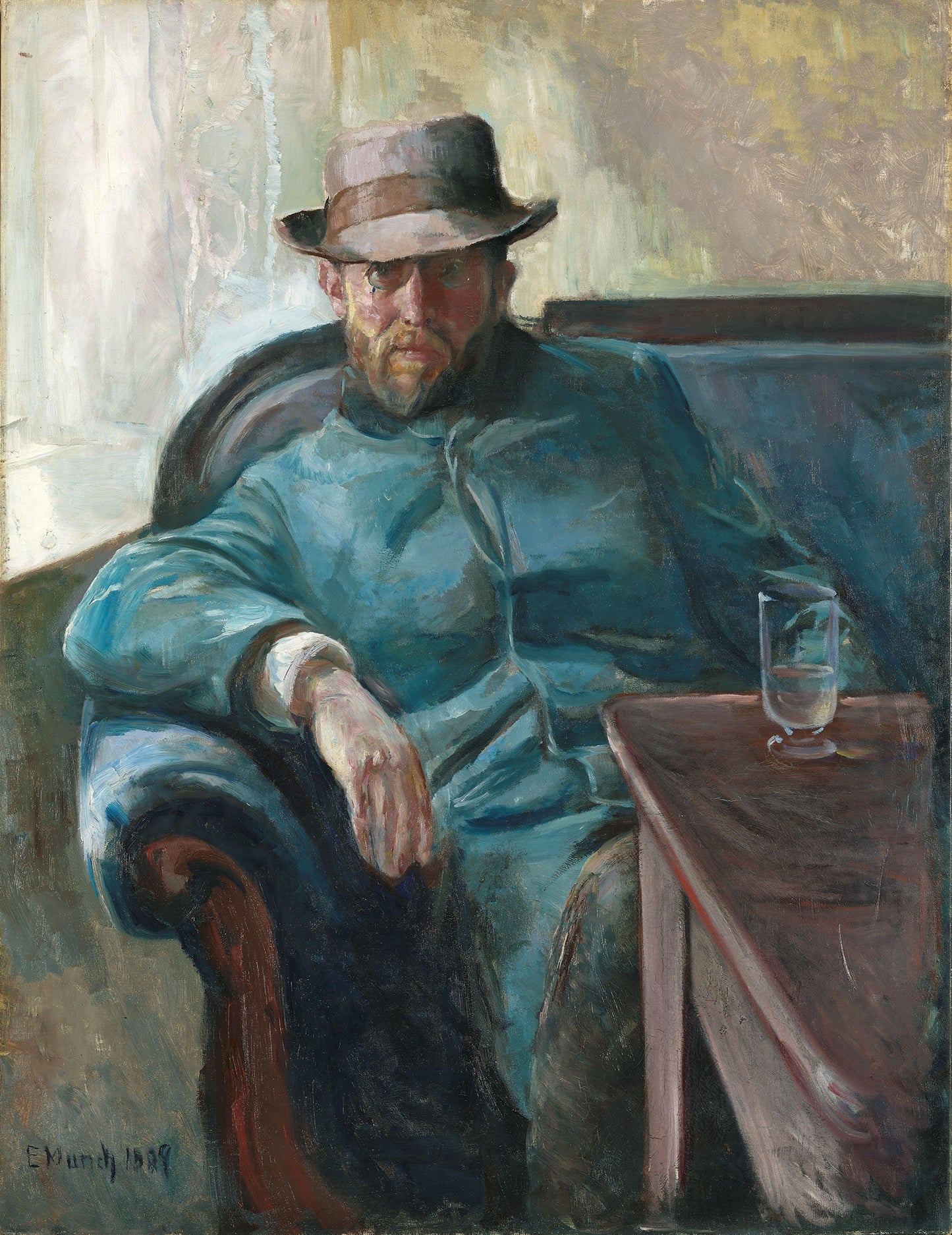 Hans Jager - A portrait painting by Edvard Munch