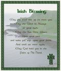 Irish Blessing with Knot Border & Ocean