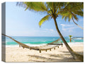 Lazy Day on the Beach - Hammock  - Full Canvas Wrap