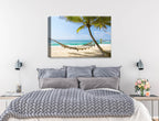 Lazy Day on the Beach - Hammock  - Canvas Wrap on Bedroom Wall