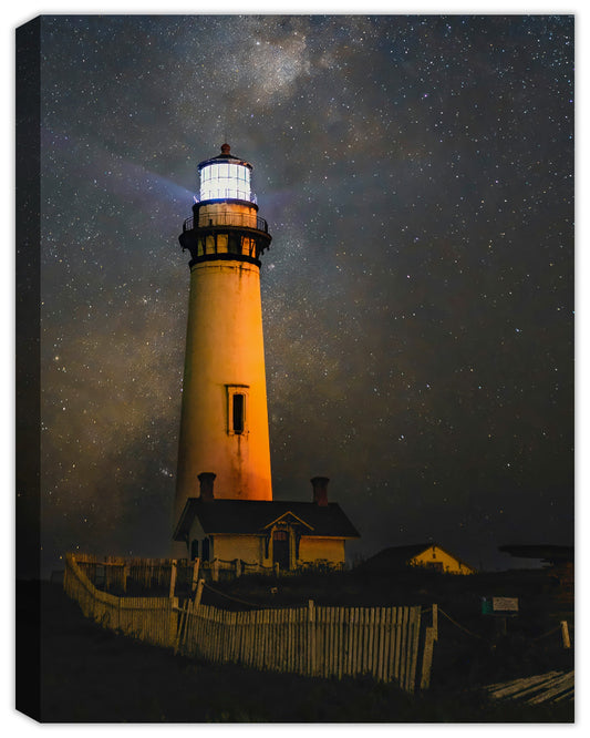 Lighthouse Picture of the Pascadero Lighthouse on Canvas