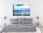 Serenity on the Ocean - Mixed Media -Canvas Wrap on Bedroom Wall
