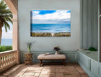 Serenity on the Ocean - Mixed Media -Canvas Wrap - Waterproof on Patio 5 Wall