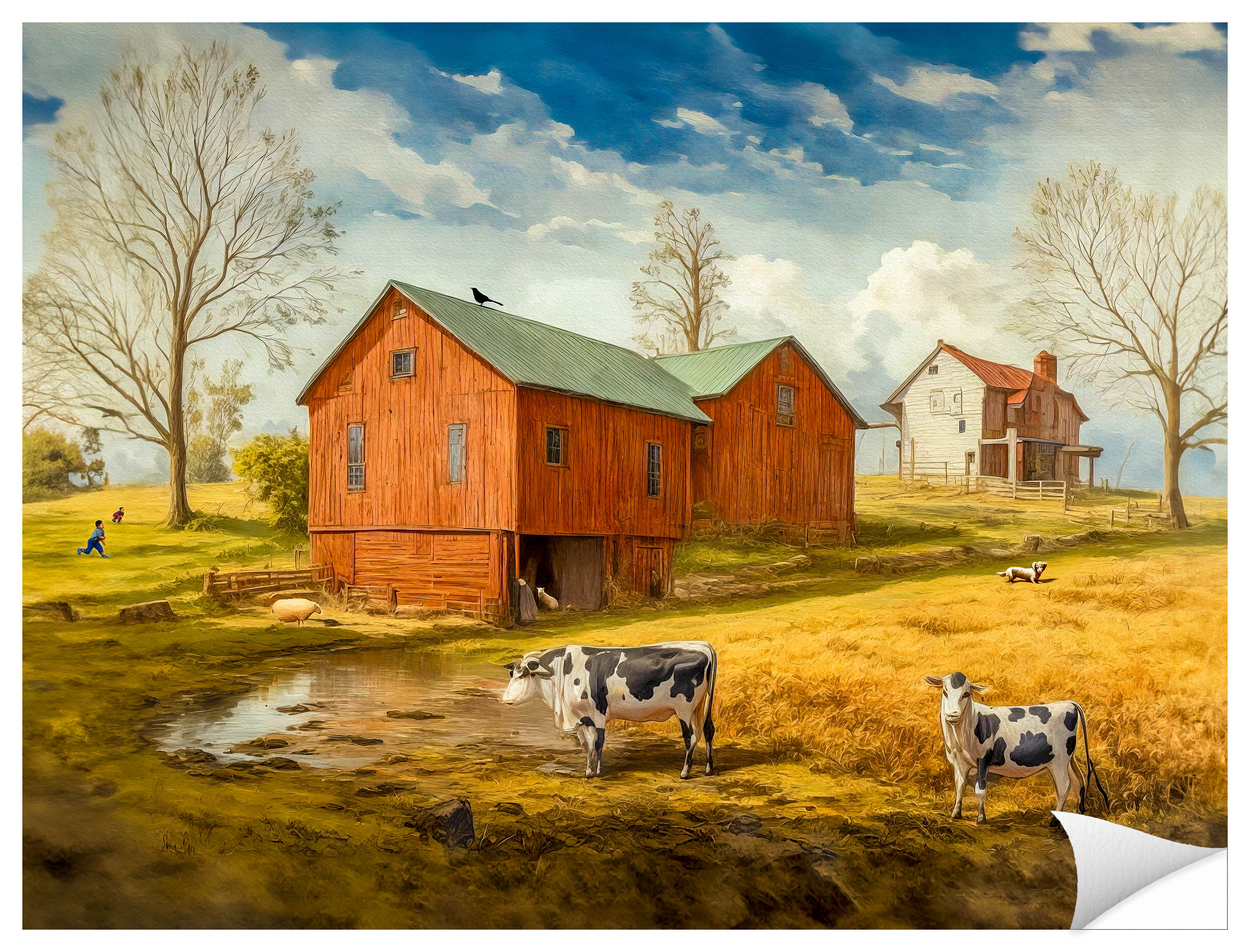 Farm Image - Photographic Print
