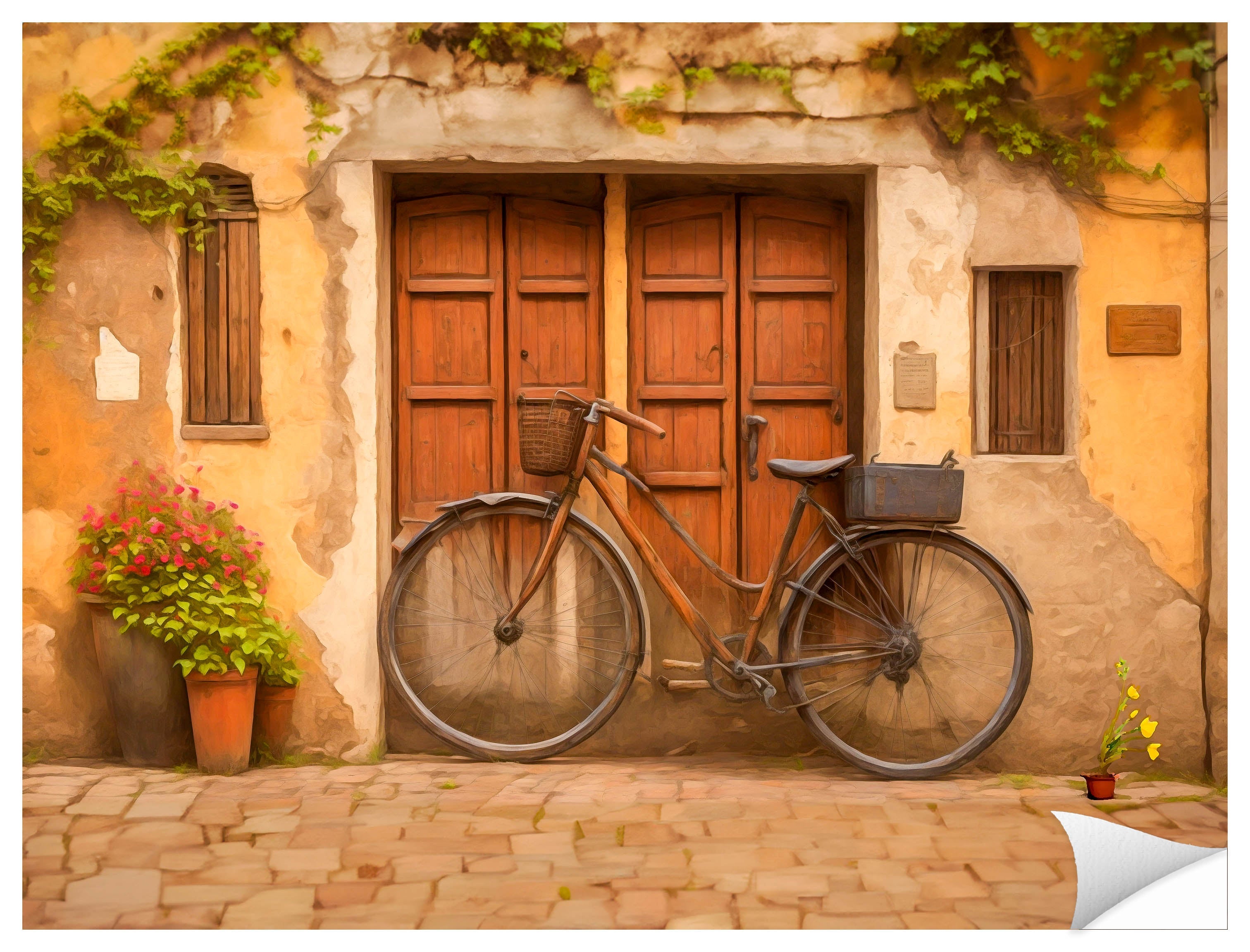 Vintage Bicycle - Photographic Print