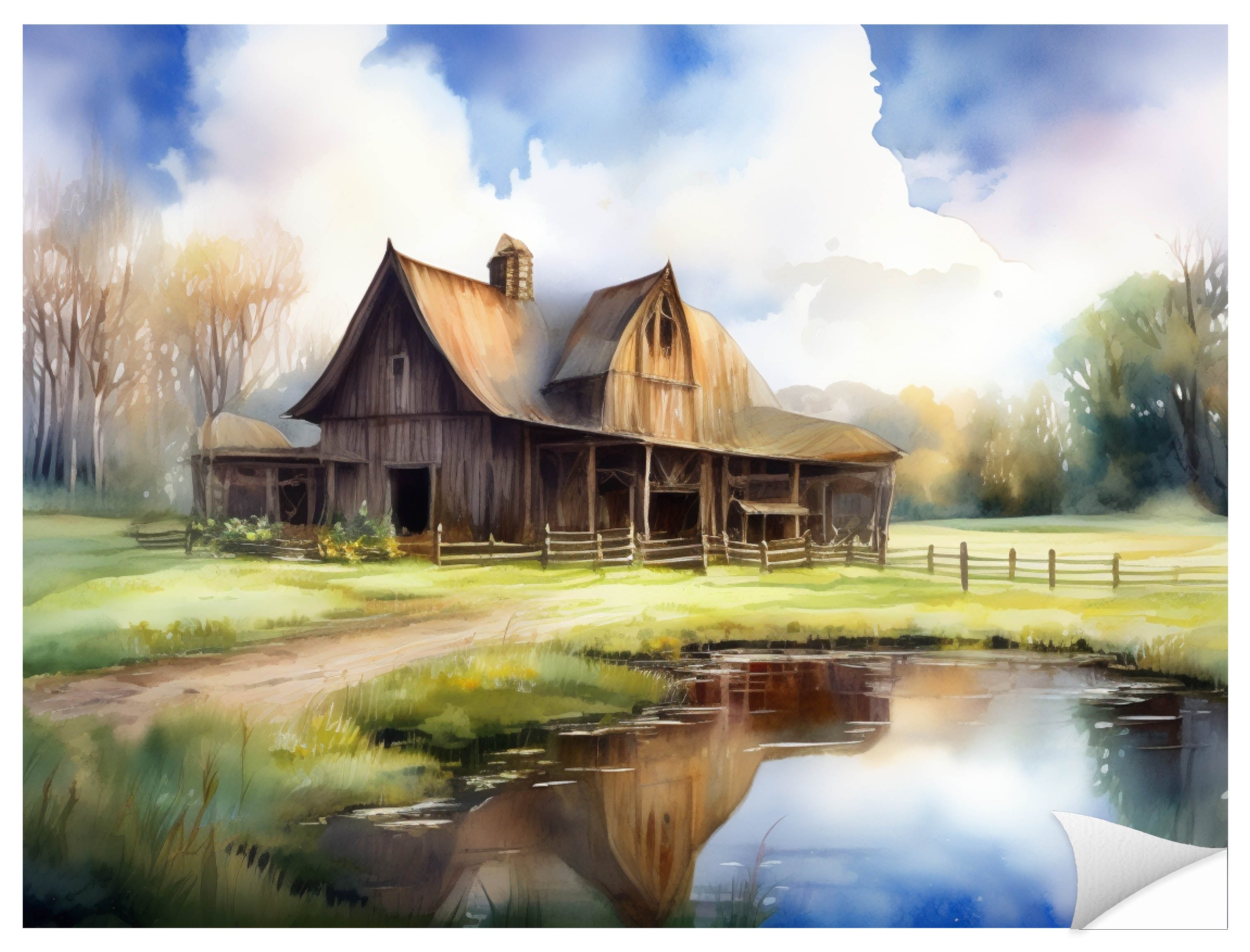 Barn - Photographic Print