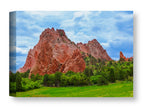 North Gateway Rock: Garden of the Gods printed on water resistant canvas wrapped on a wood frame