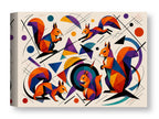 Musical Strings - Abstract Painting printed on water resistant canvas wrapped on a wood frame