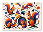 Musical Strings - Abstract Painting printed on water resistant canvas and mounted on a waterproof frame.