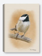 Chickadee - Watercolor Wall Art