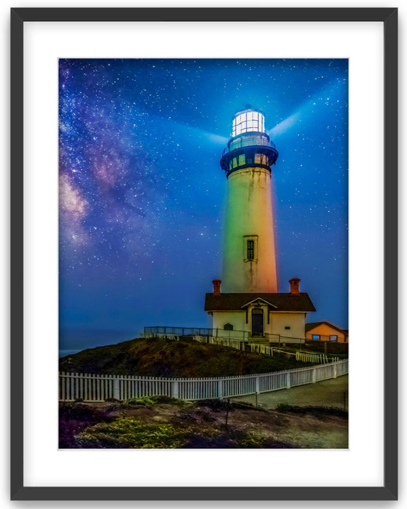 Pigeon Point Lighthouse - Black Frame