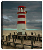 Photography of Lighthouse in Austria printed on canvas