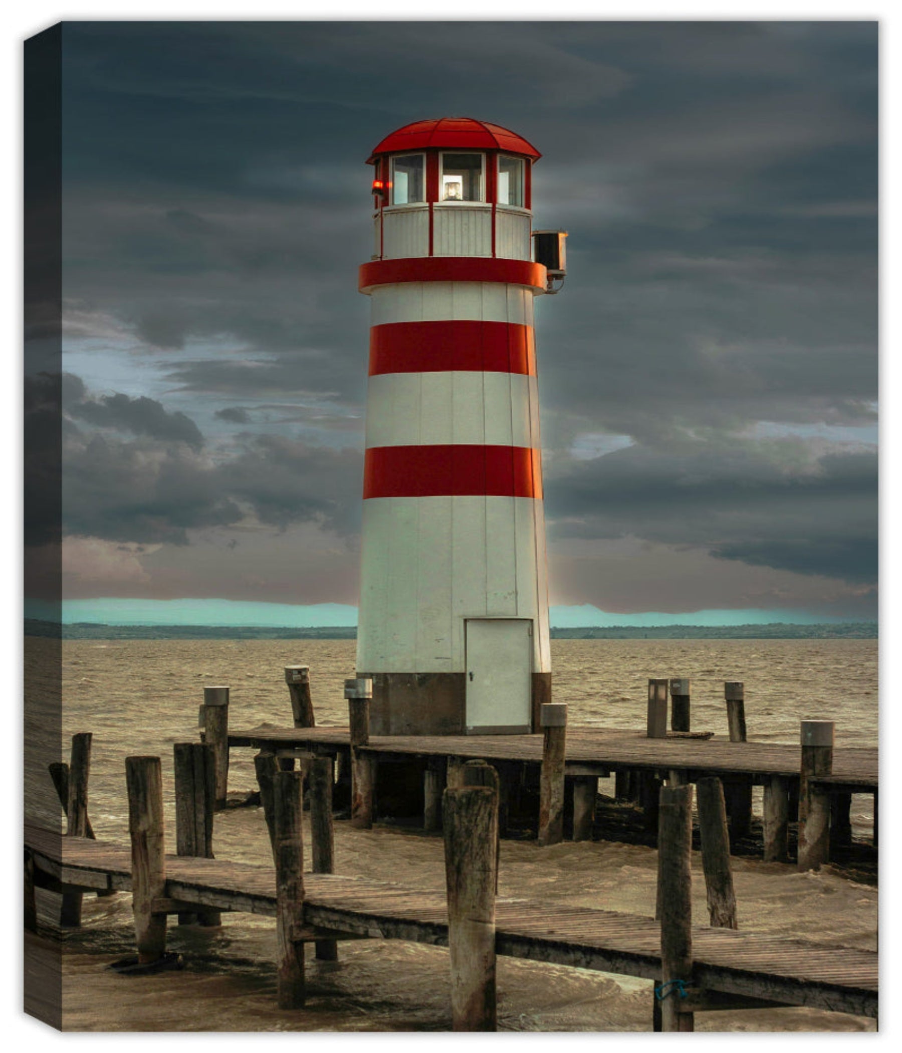 Photography of Lighthouse in Austria printed on canvas
