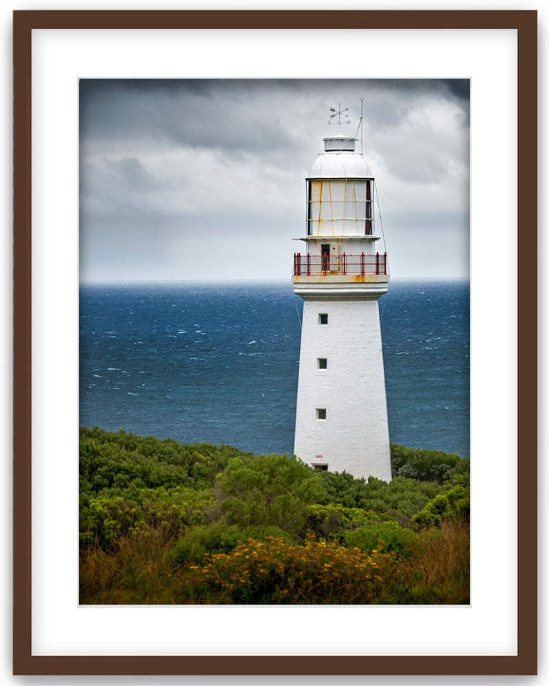 Cape Otway Lighthouse - Espresso Framed