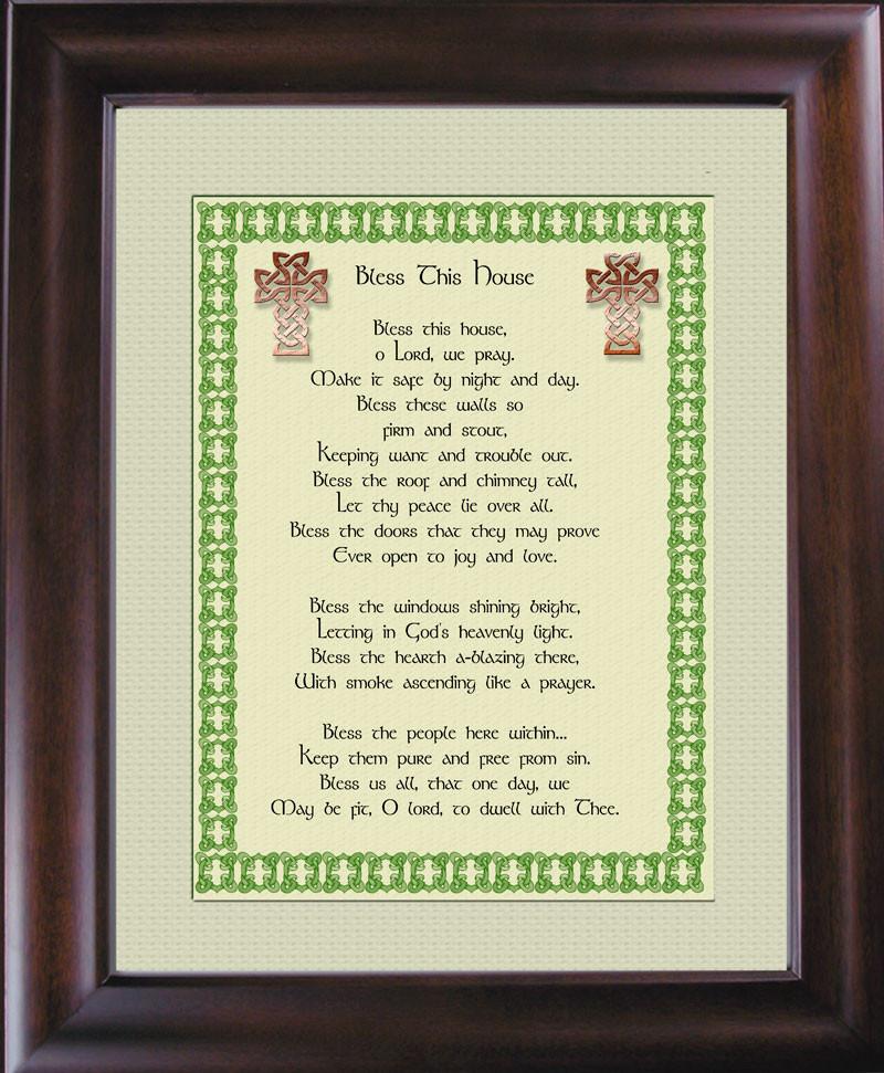 Bless This House - Irish Blessing 