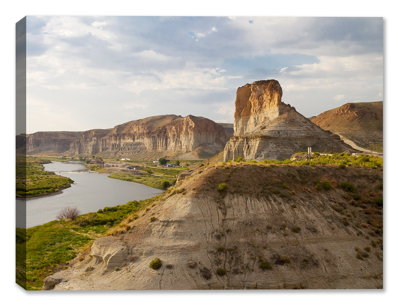 Green River View - on Waterproof Canvas 