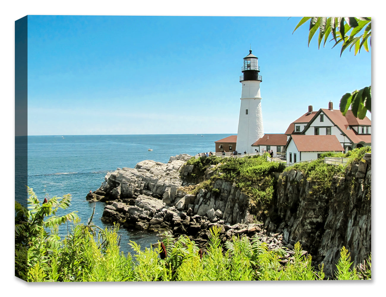 Maine Lighthouse - Canvas Art Print