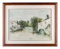 Le Vieux Moulin by Bernard Ganter - Lithograph - Framed Art