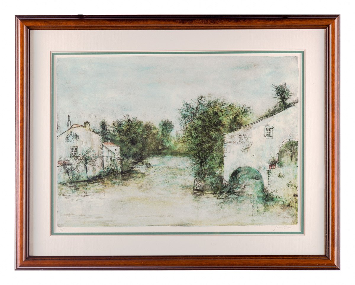 Le Vieux Moulin by Bernard Ganter - Framed Art