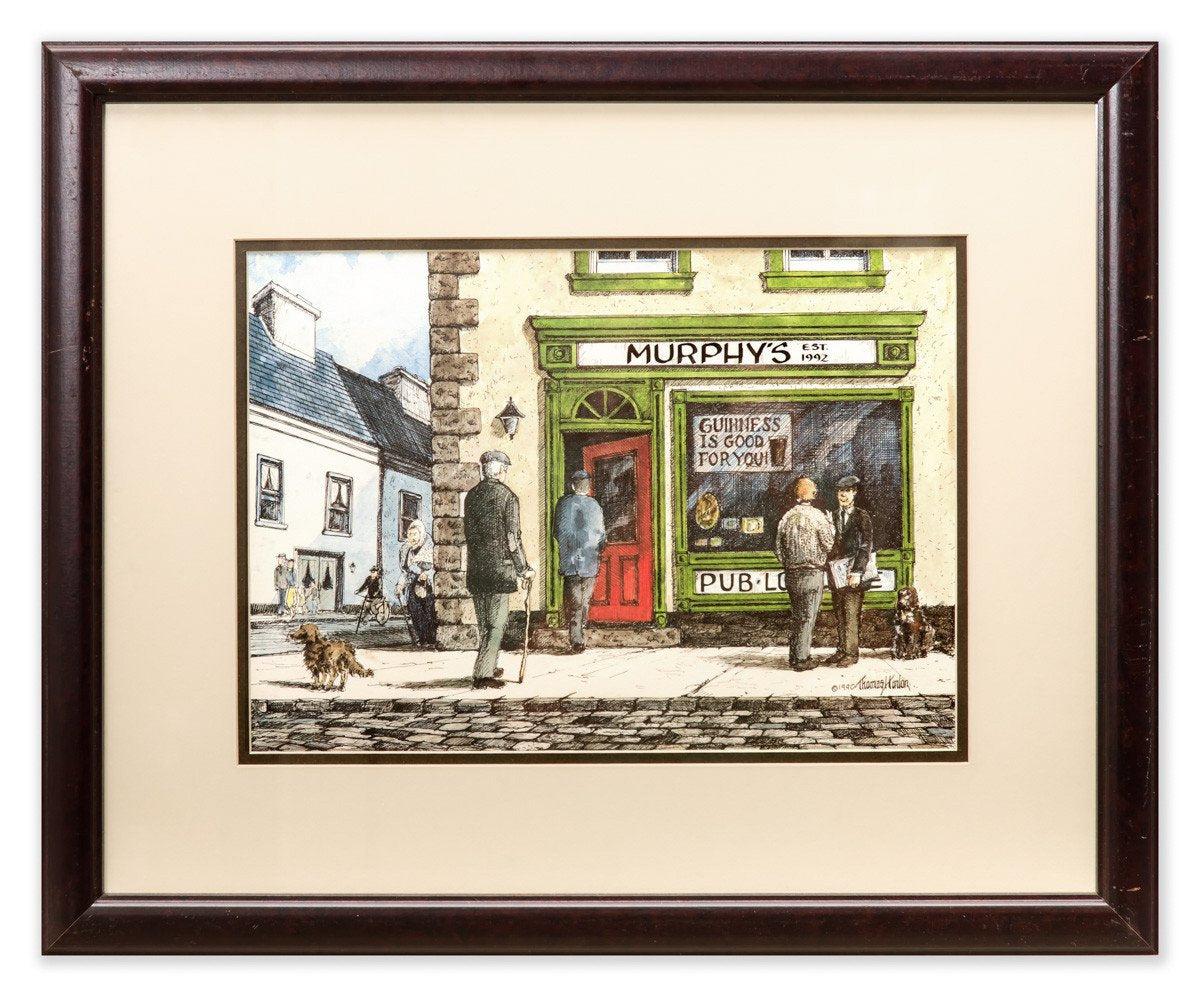 Murphy's Irish Pub - Guinness is Good for You - Framed Art