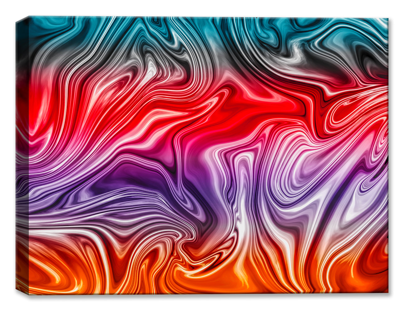Abstract Swirls #1 - Fine Art Canvas
