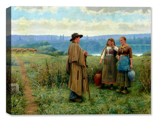 An Idle Moment by Daniel Knight - Canvas Art