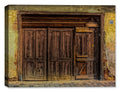 Fine art photograph of an old barn door - printed on Cavnas
