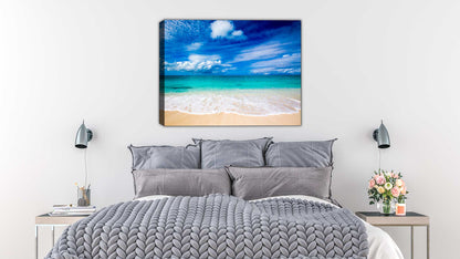 White Sand Beach - Canvas on Bedroom Wall, environment