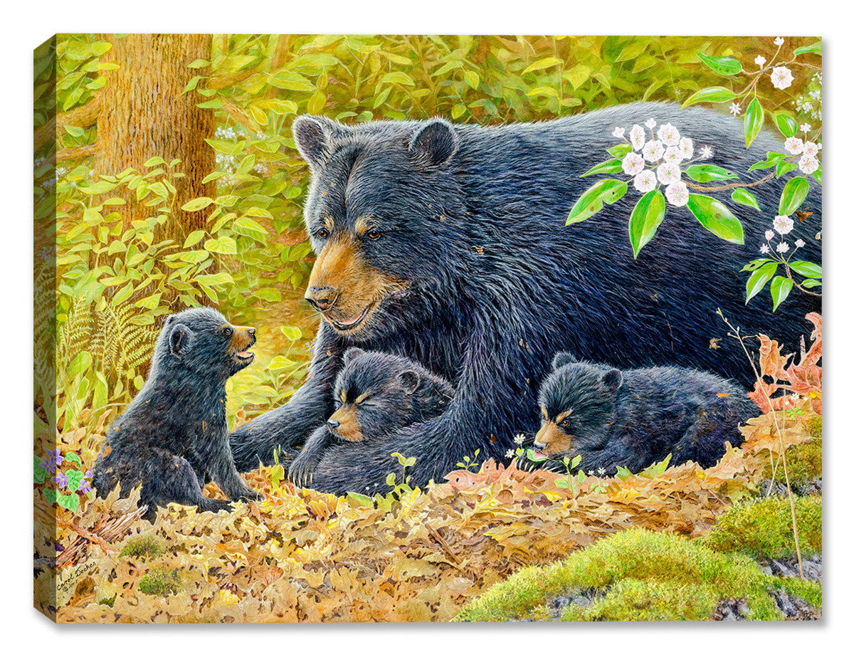 Crying Out Loud - Mama and Cubs - Canvas Art Plus