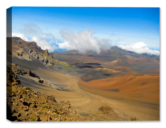 Image of a Volcano in Hawaii - Printed on Canvas