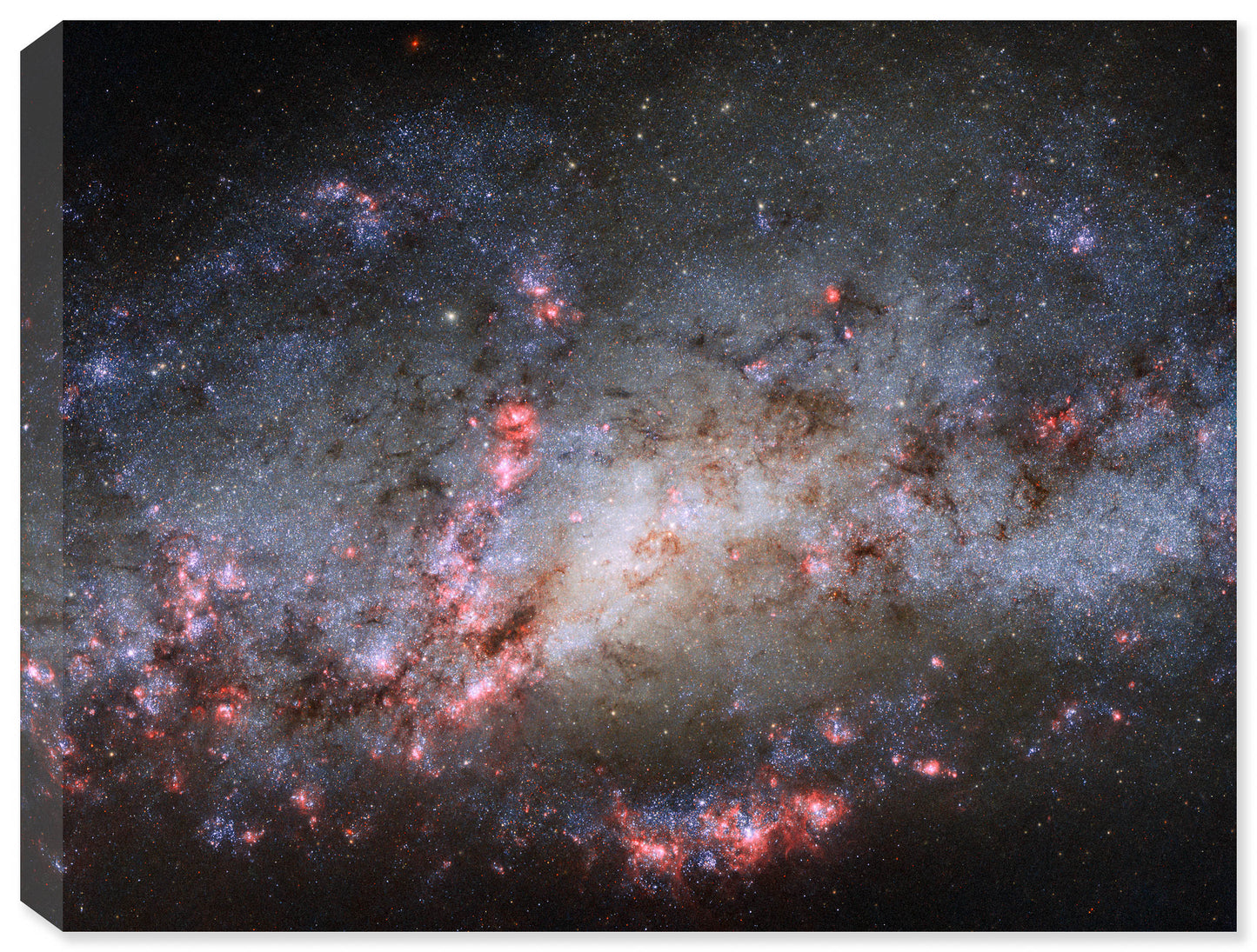 Galactic Crash - NGC 4490 - Space Photography