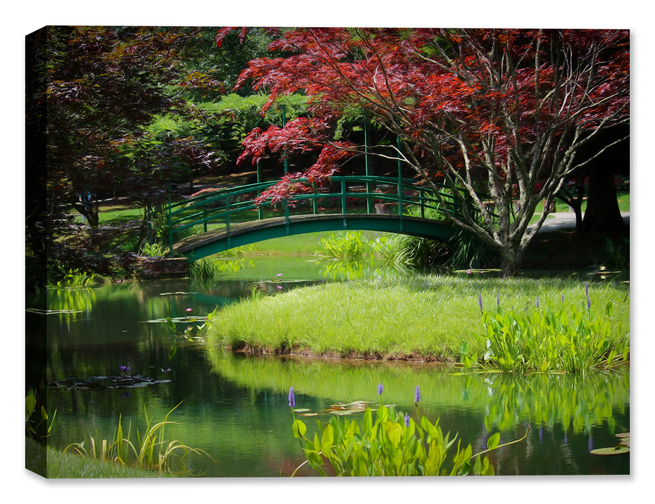 Gibbs Garden's Monet Bridge - Canvas Art