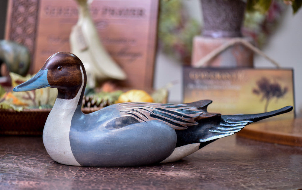 Pintail Duck - Hand Carved Waterfowl - Canvas Art Plus