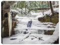 Hocking Hills - Winter Waterfalls - Canvas Art Print - Canvas Art Plus