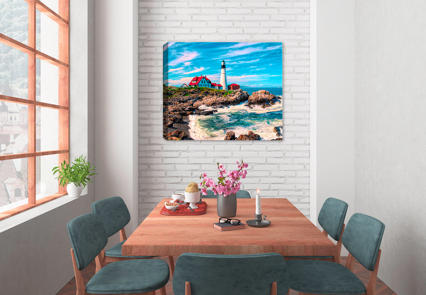 Portland_Head_Lighthouse_Hanging_in_Dinning_Room