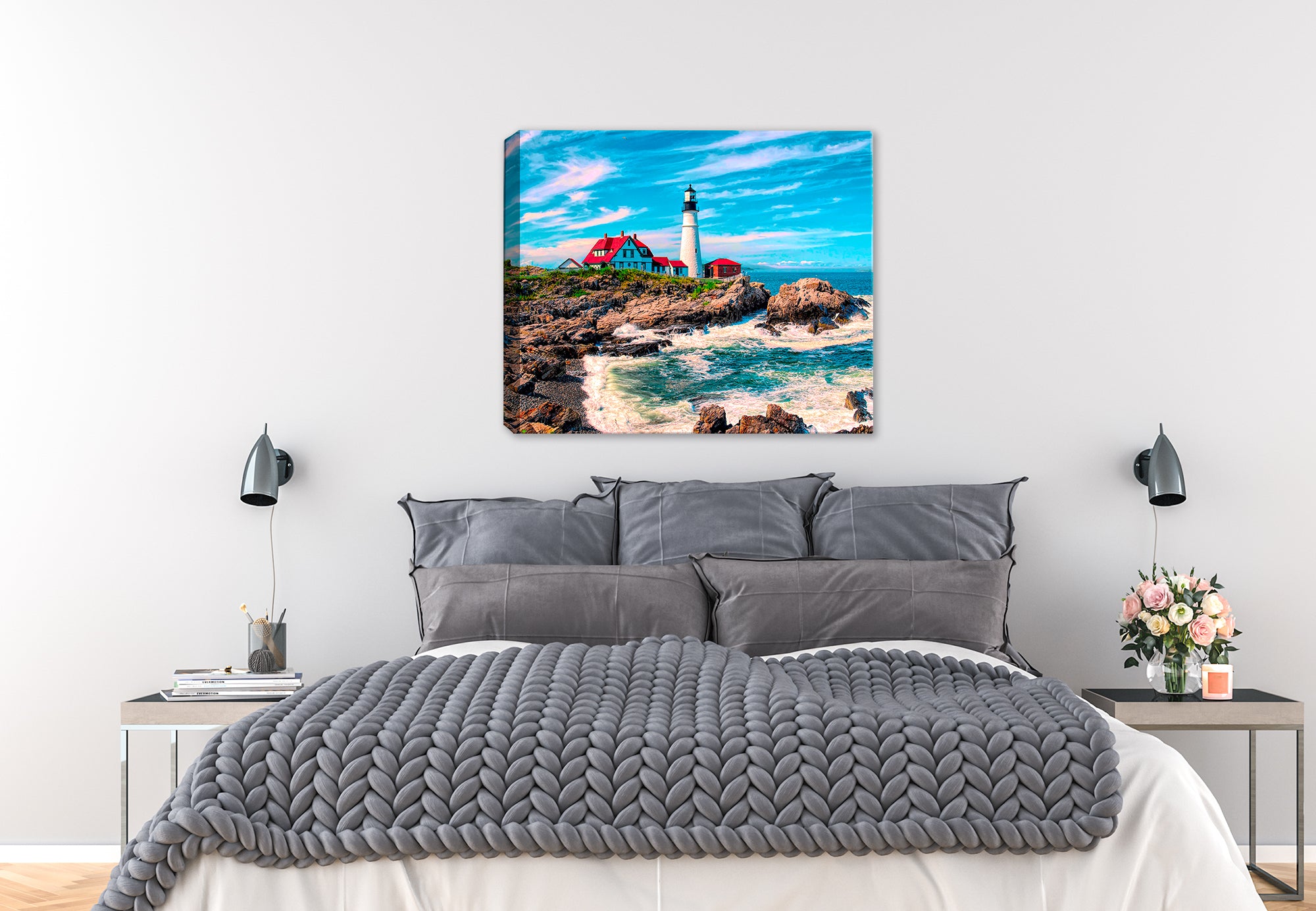 JS001-Portland_Head_Lighthouse_Hanging_in_Bedroom