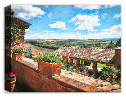 Tuscan Villa - Canvas Wall Art