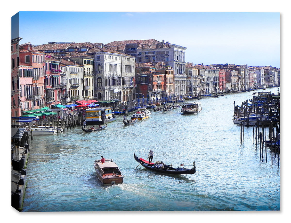 Fine Art Photography of  Rialto, Italy.  Printed on Canvas.