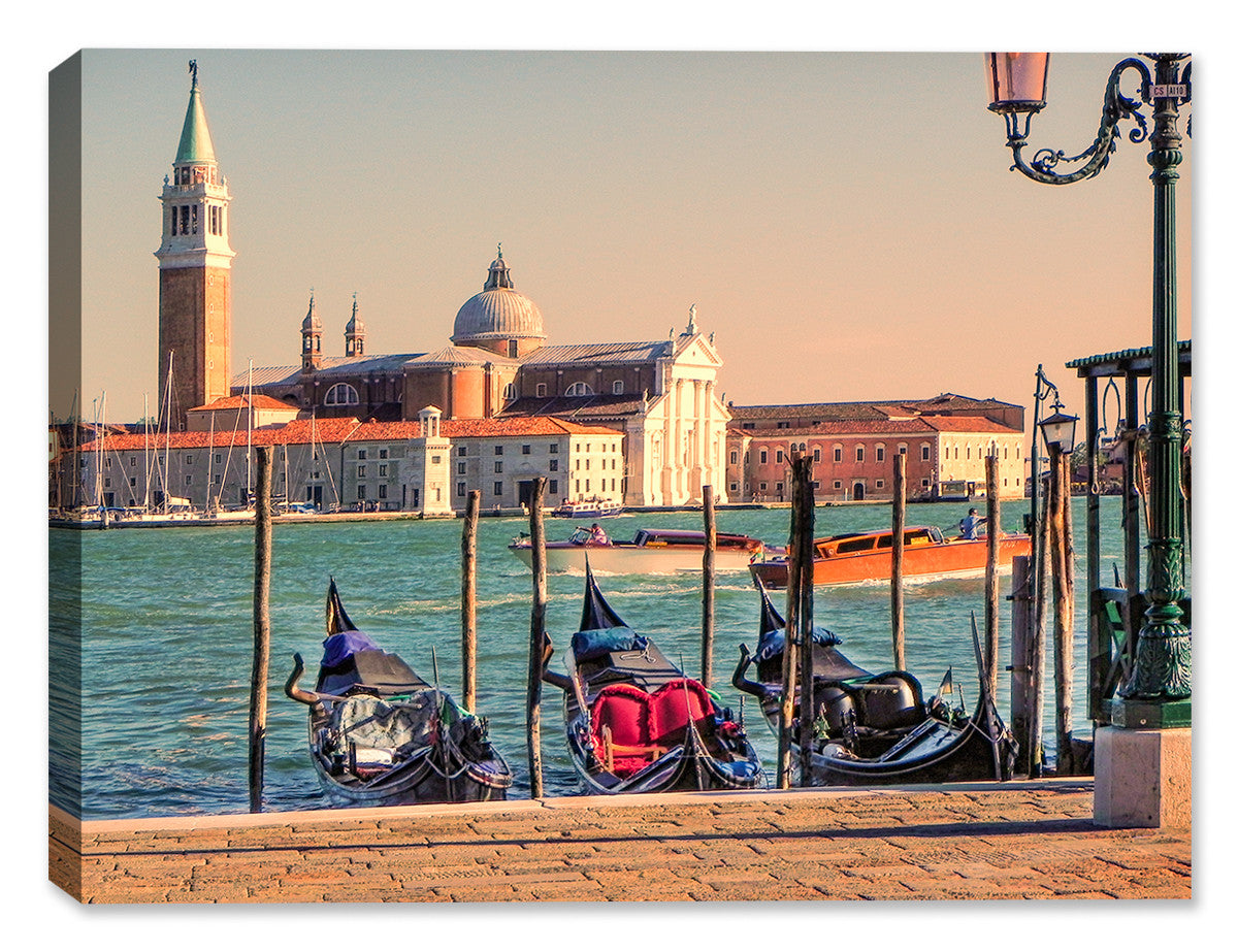 Image of the Venice "Rush Hour" - Printed on Canvas