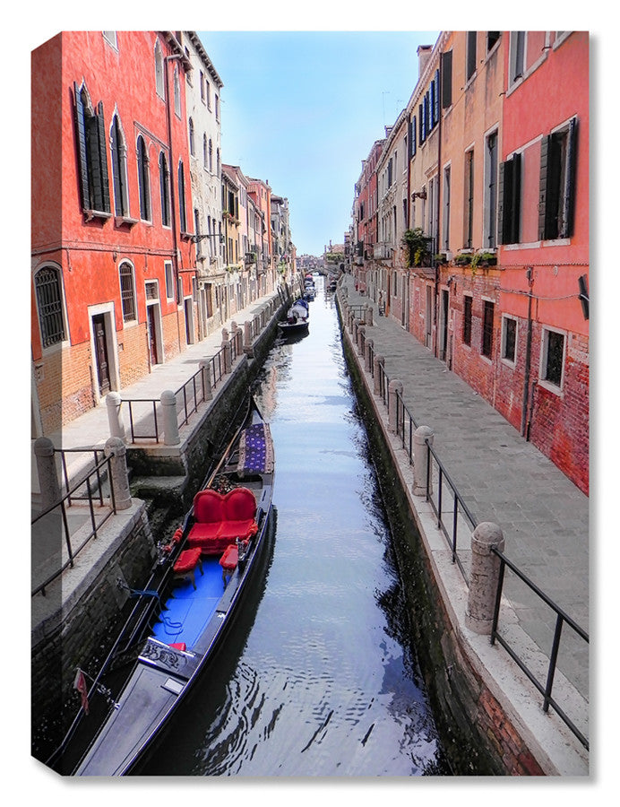 Photograph of the Venetian Promenade in Italy on Canvas