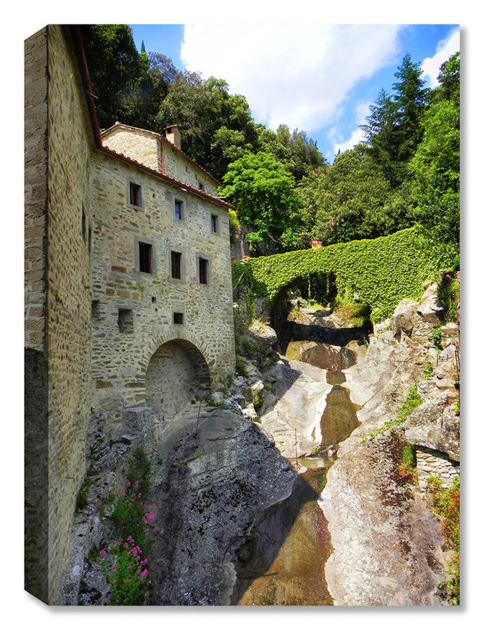 Image of St Francis Sanctuary in Italy - Printed on Canvas